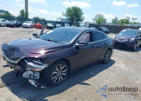 2020 Chevrolet Malibu Fwd Rs из США, поврежденный, VIN 1G1ZG5ST1LF142049